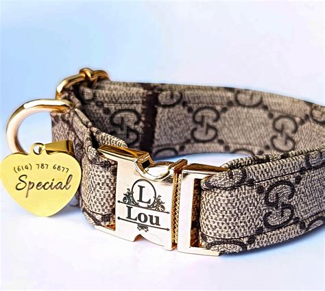 gucci pet collar replica|gucci spiked dog collar.